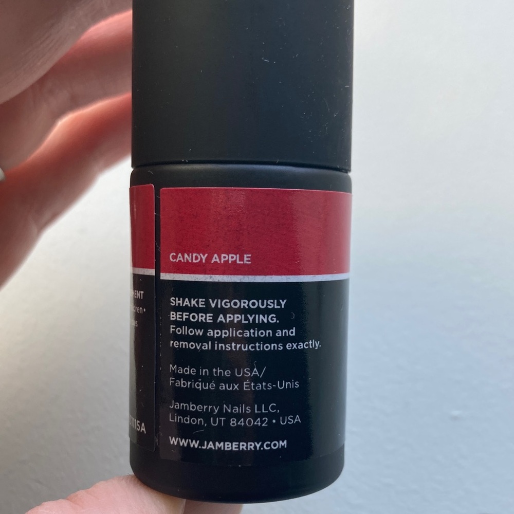 Jamberry Candy Apple Red Gel Enamel - Picture 8 of 8